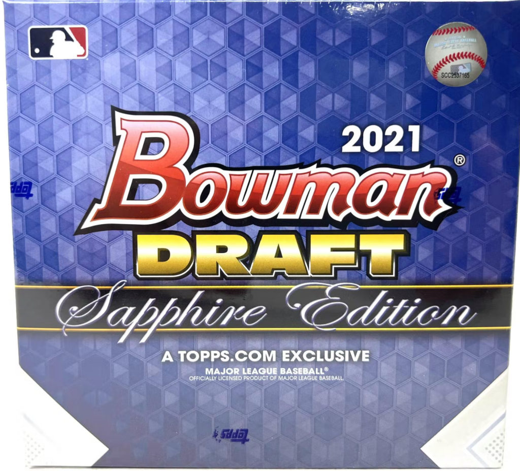 2021 MLB Bowman Draft Sapphire Hobby Box Rated Rips