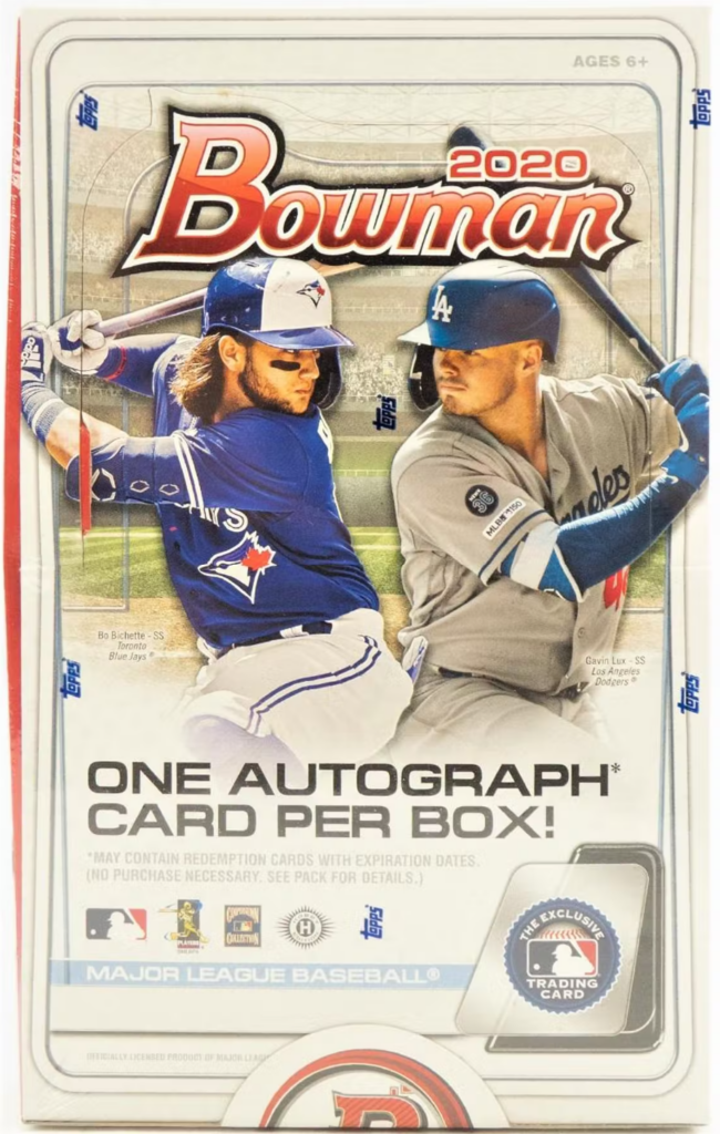 2020 MLB Bowman Hobby Box