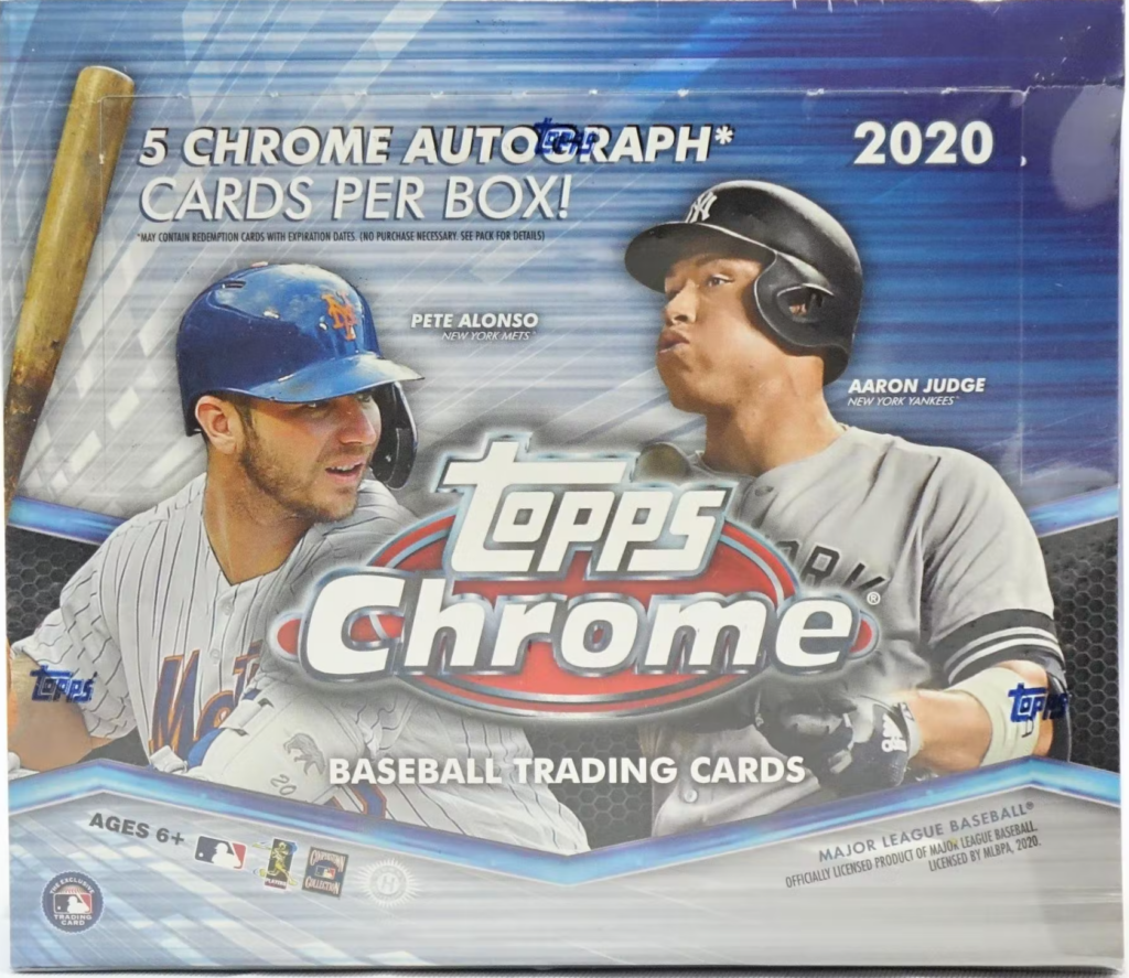2020 MLB Topps Chrome Hobby Jumbo